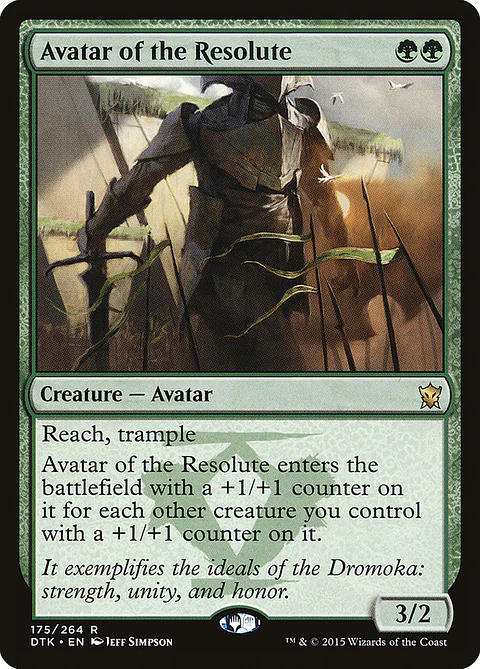 Avatar of the Resolute | Inglés | NM | DTK