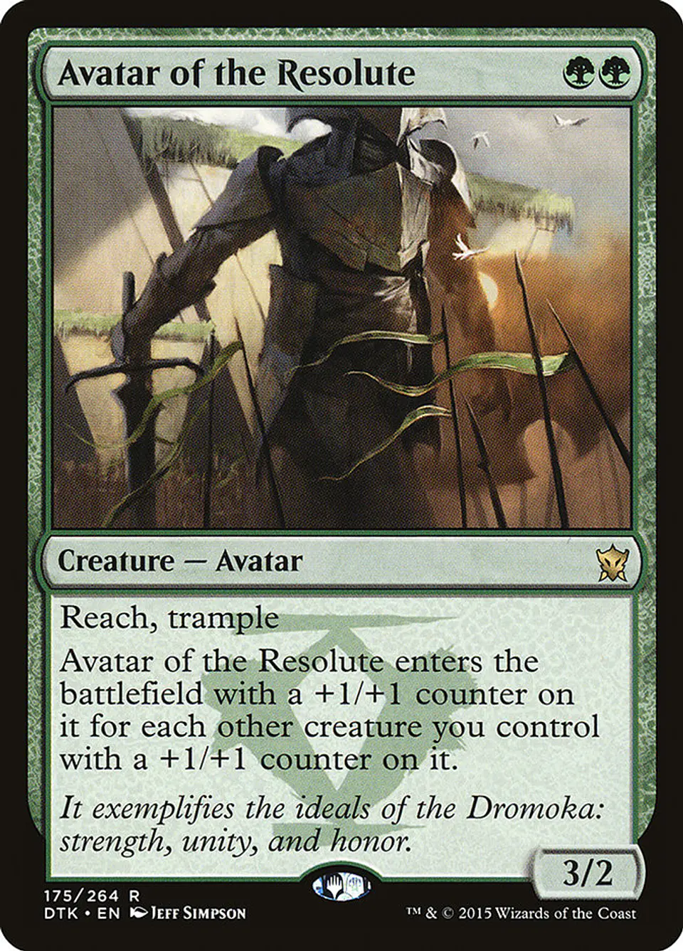 Avatar of the Resolute | Inglés | NM | DTK 1