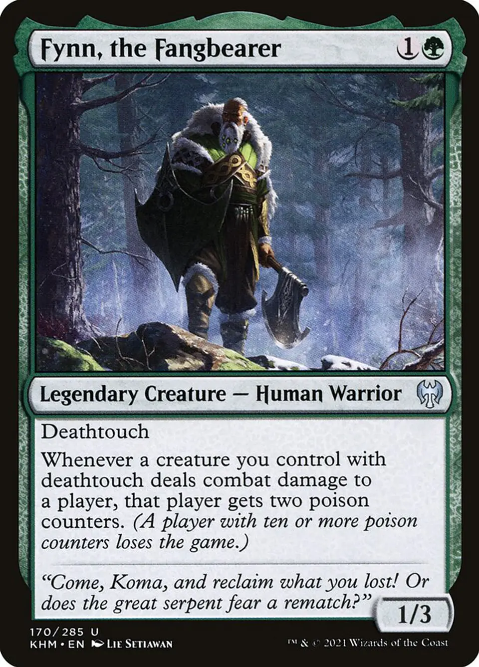 Fynn, the Fangbearer | Inglés | NM | KHM 1