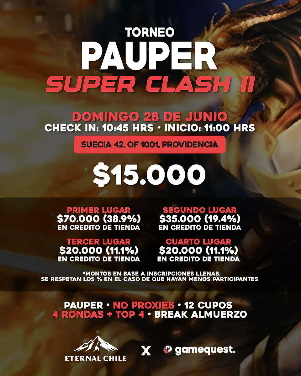 Torneo Pauper: Super Clash II 1