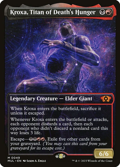 Kroxa, Titan of Death's Hunger (Showcase) | Español | NM | MUL