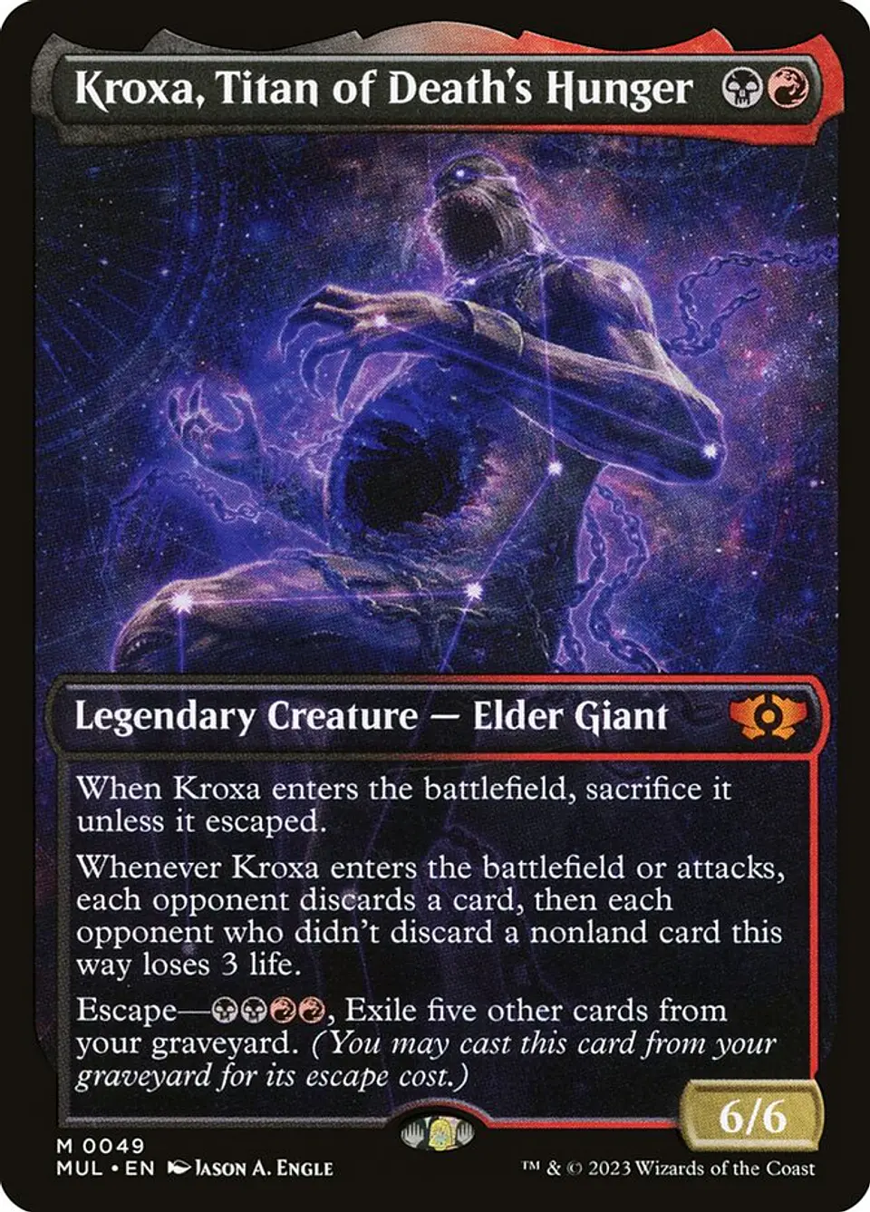 Kroxa, Titan of Death's Hunger (Showcase) | Español | NM | MUL 1
