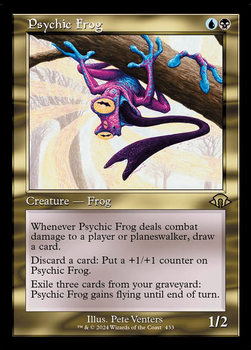 Psychic Frog (Retro Frame) | Español | NM | MH3 1