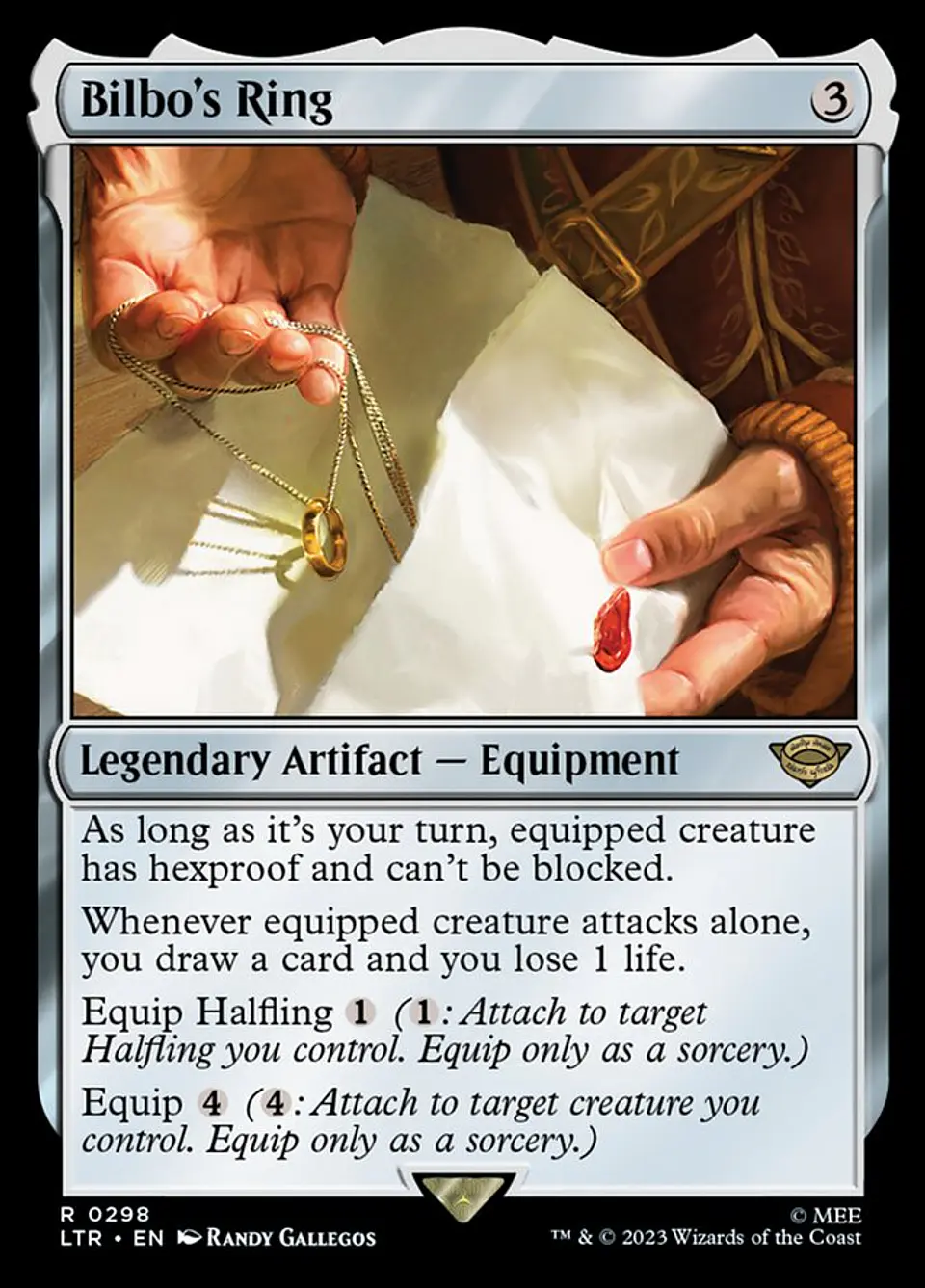 Bilbo's Ring | Español | NM | LTR 1