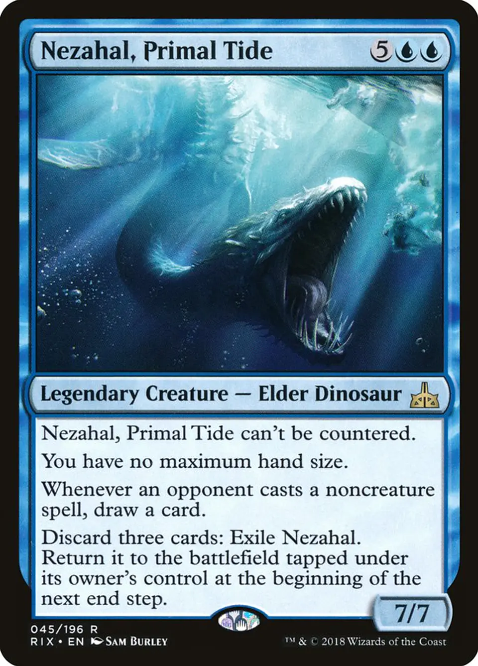 Nezahal, Primal Tide | Español | NM | RIX 1