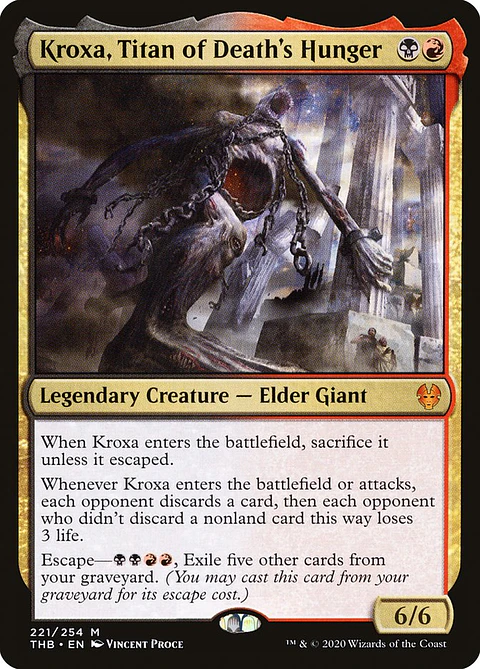 Kroxa, Titan of Death's Hunger | Español | NM | THB