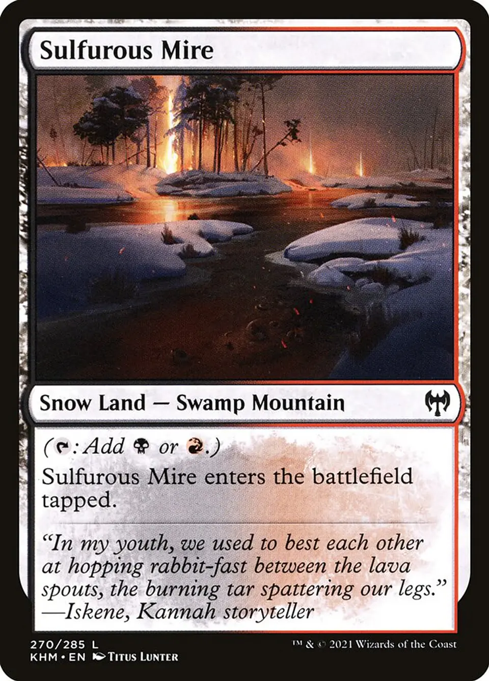 Sulfurous Mire | Español | NM | KHM 1
