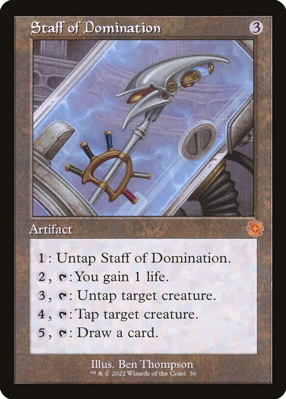 Staff of Domination (Retro Frame) | Español | NM | BRR 1