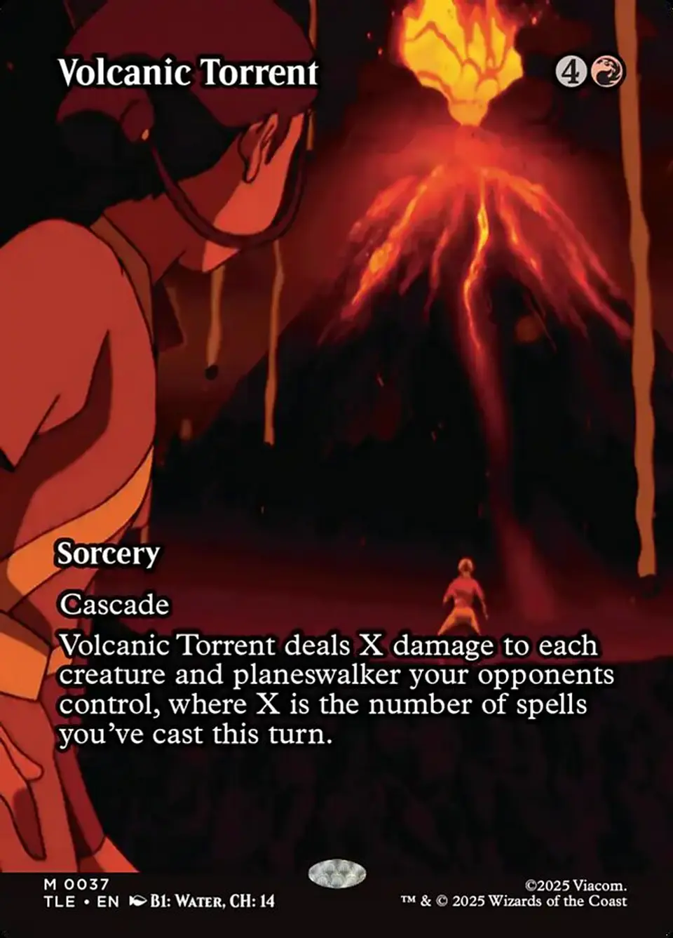 Volcanic Torrent (Borderless) | Español | NM | TLE 1