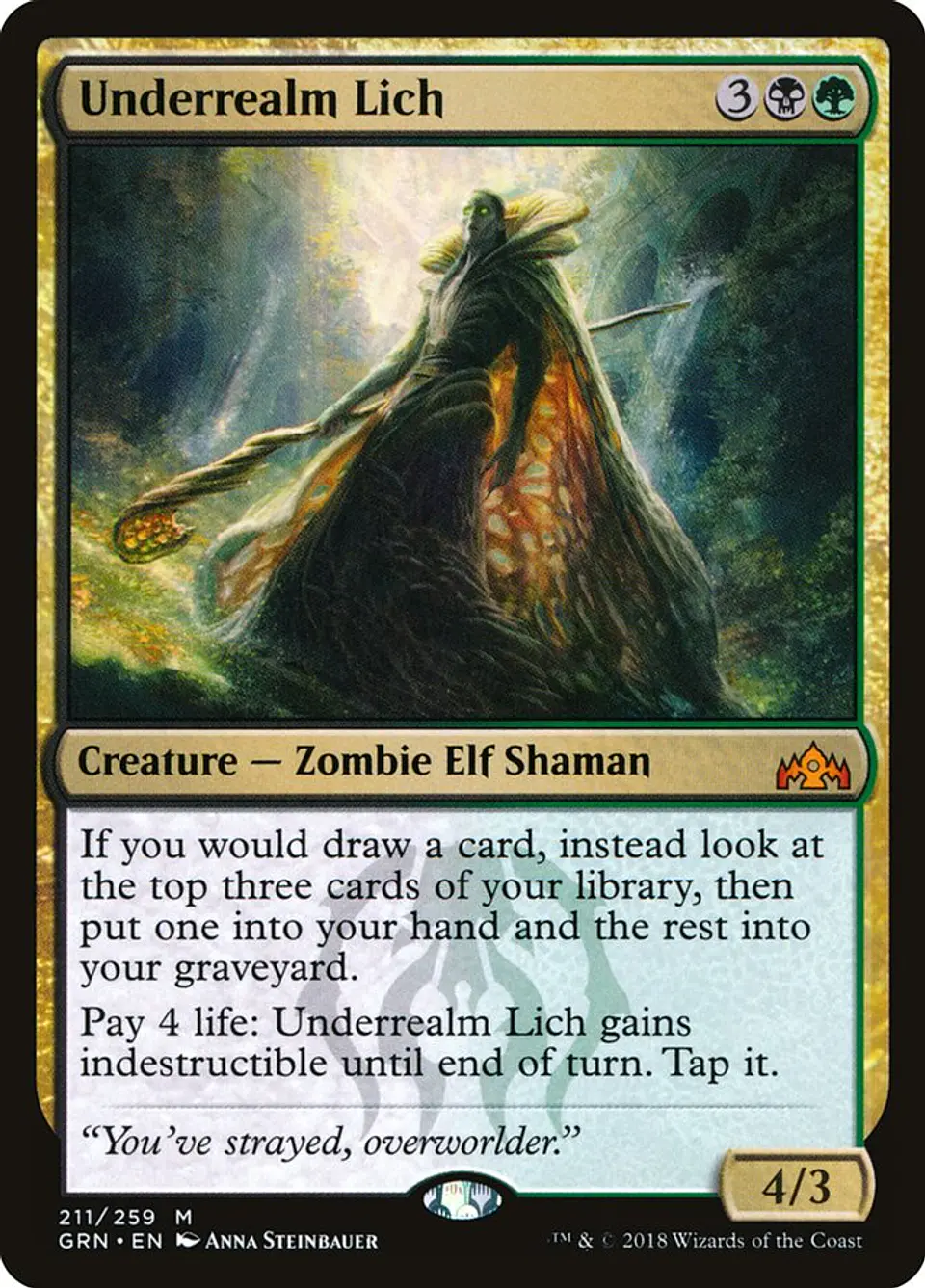 Underrealm Lich | Español | NM | GRN 1