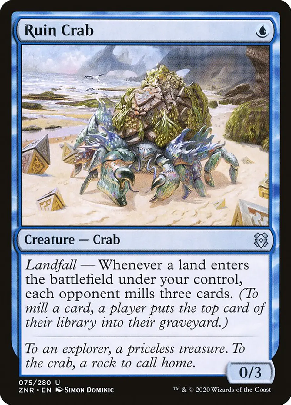 Ruin Crab | Español | NM | ZNR 1