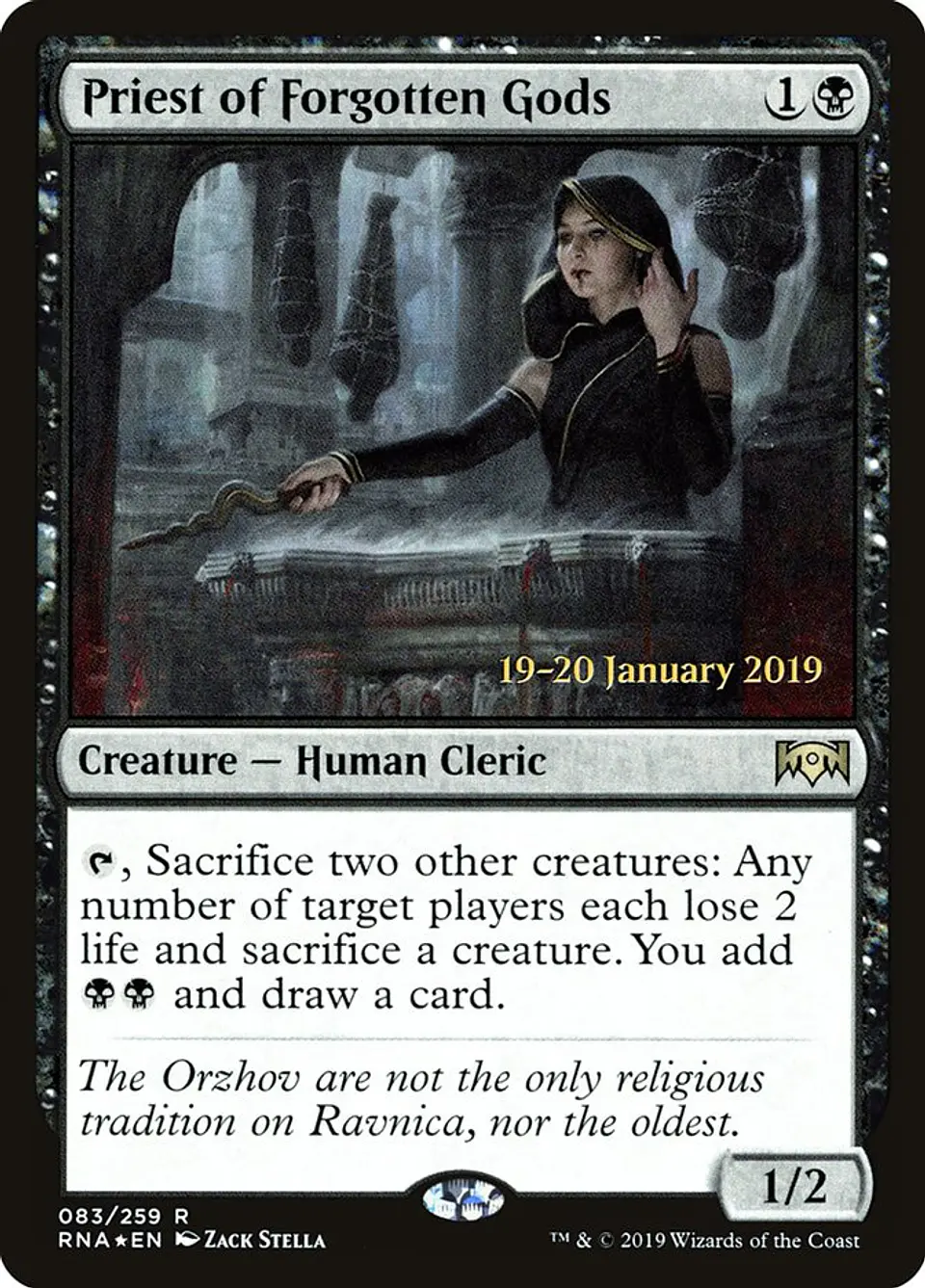 Priest of Forgotten Gods (Launch foil) | Español | NM | PRNA 1