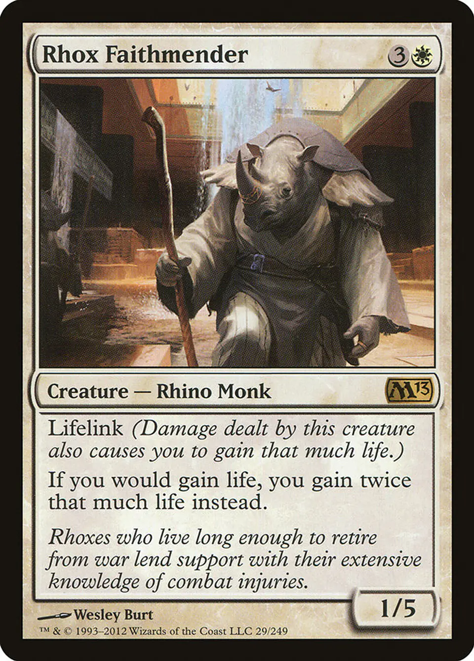 Rhox Faithmender | Español | NM | M13 1