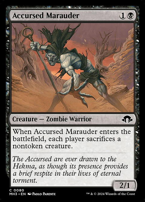 Accursed Marauder | Español | NM | MH3
