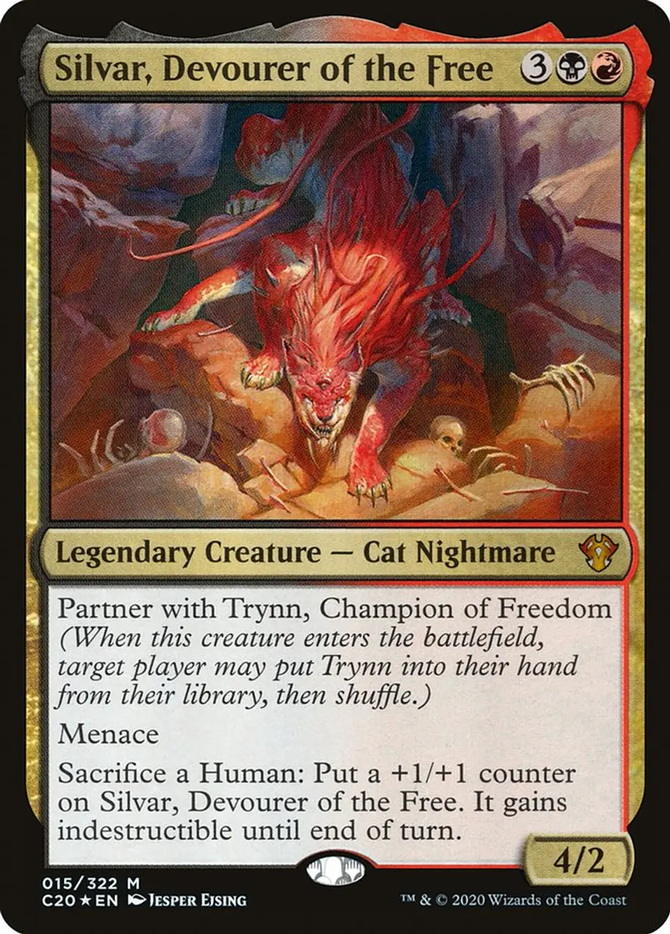 Silvar, Devourer of the Free (foil) | Español | NM | C20 1
