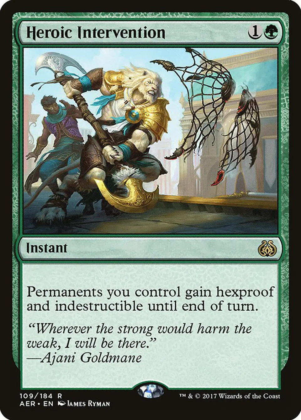 Heroic Intervention | Inglés | NM | AER 1