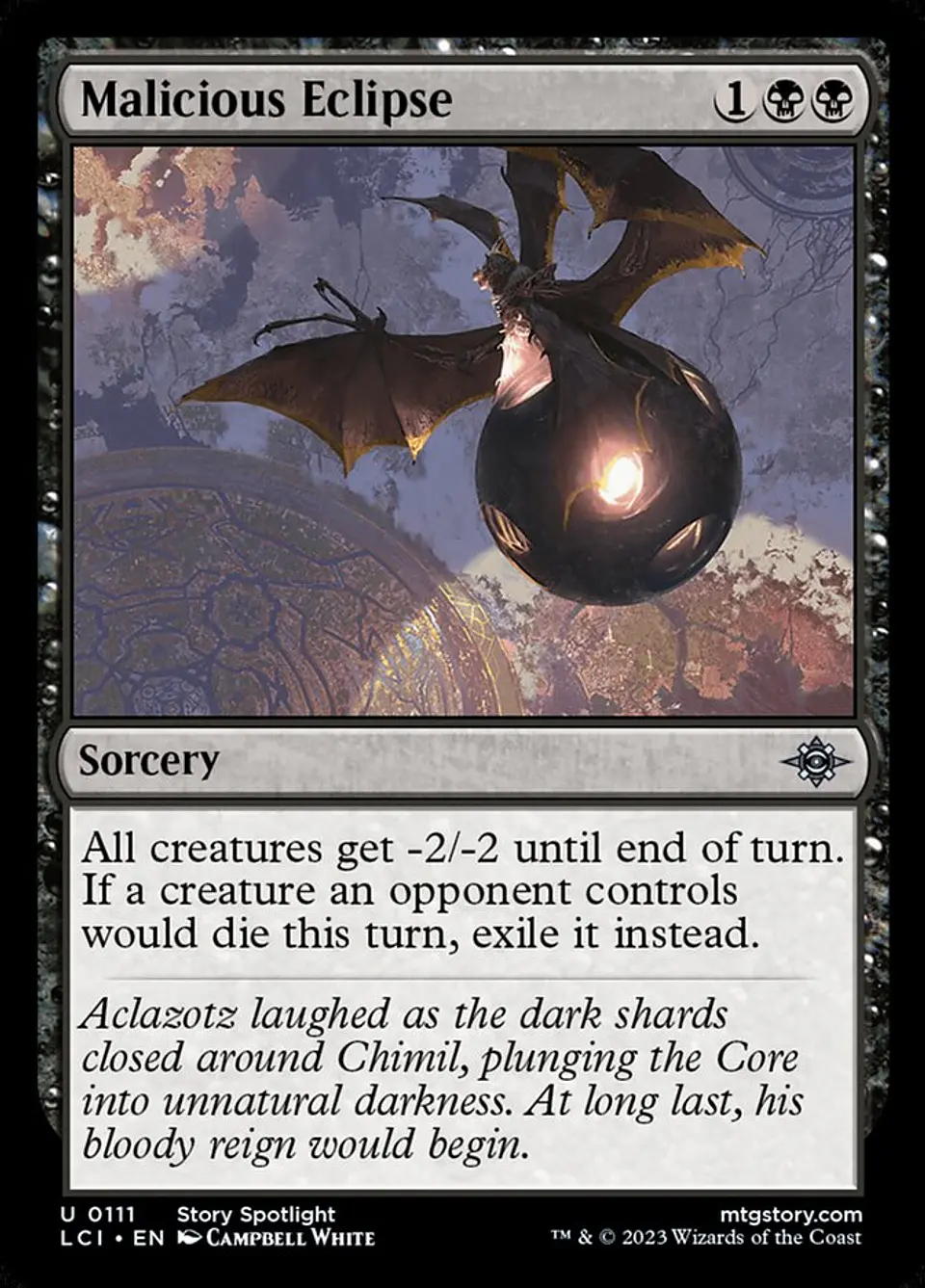 Malicious Eclipse | Inglés | NM | LCI 1
