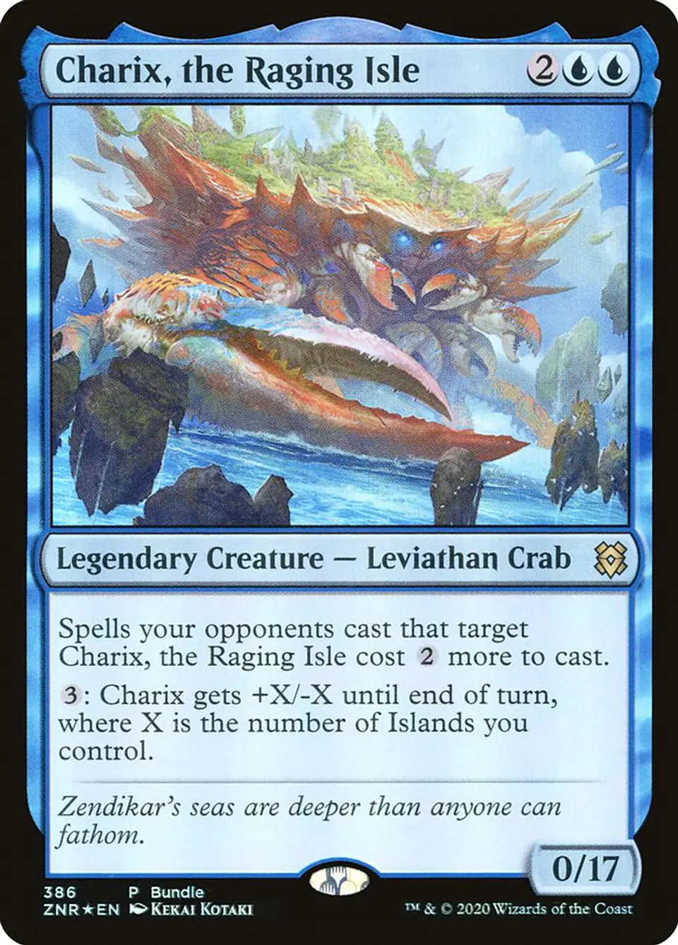 Charix, the Raging Isle (foil) | Inglés | NM | ZNR 1