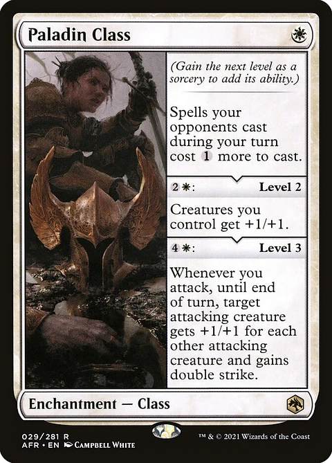 Paladin Class | Inglés | NM | AFR