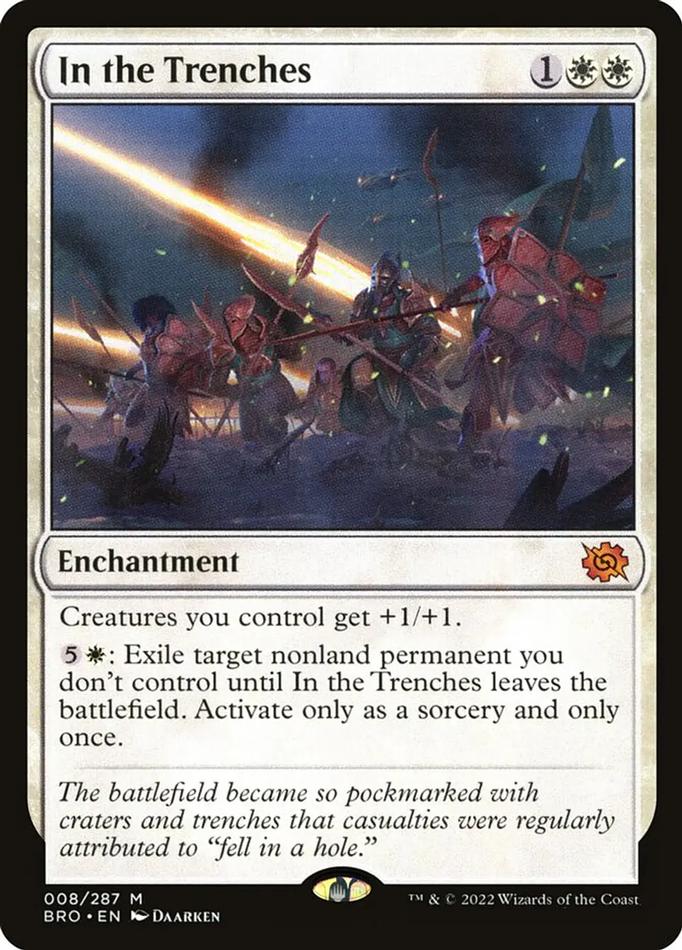In the Trenches (foil) | Inglés | NM | BRO 1
