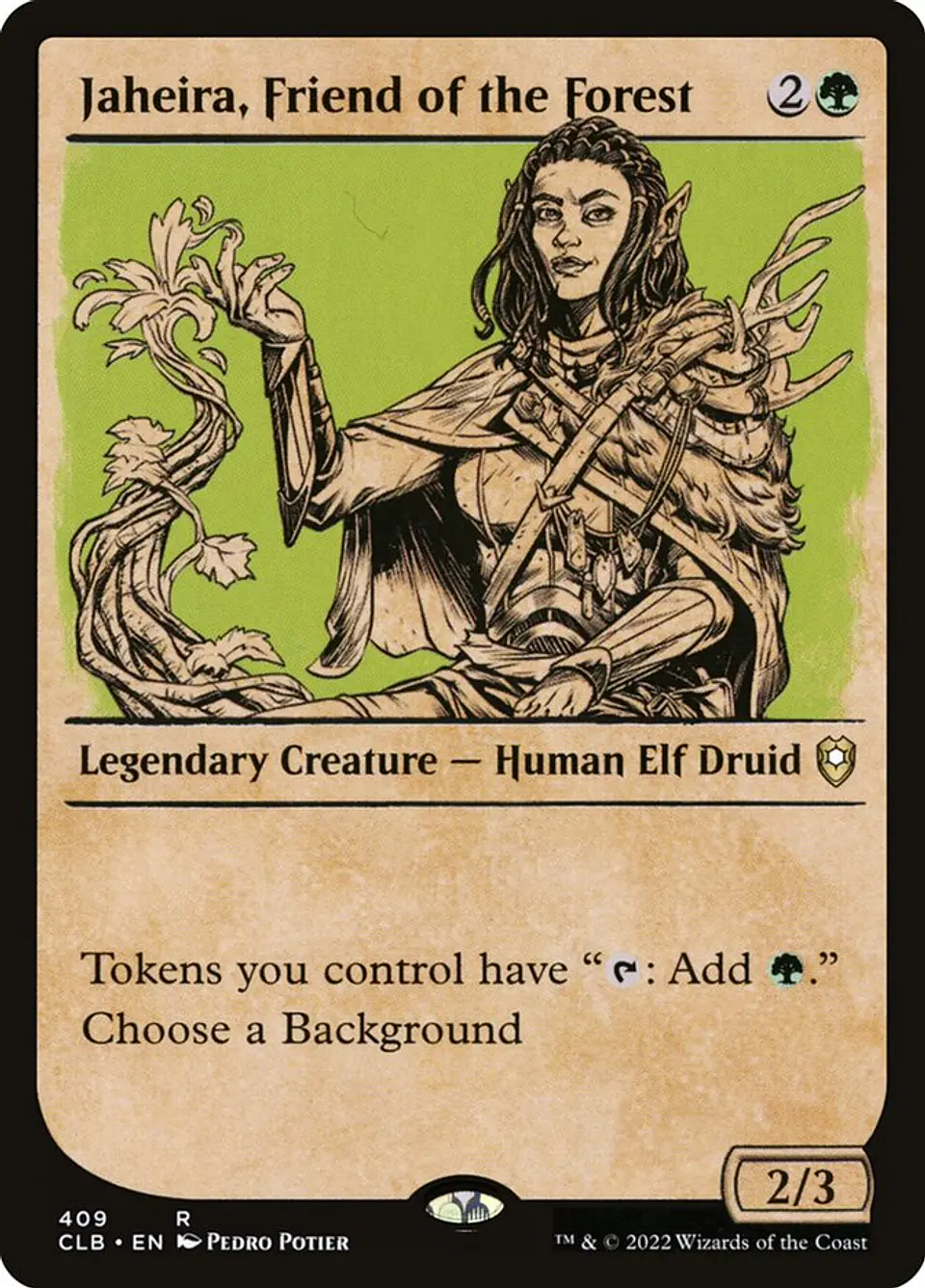Jaheira, Friend of the Forest (Showcase) | Inglés | NM | CLB 1