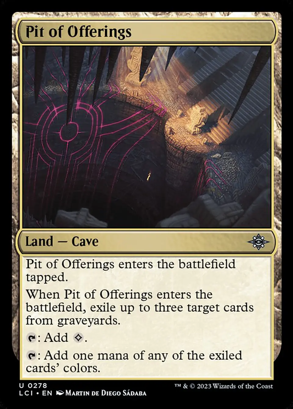 Pit of Offerings | Español | NM | LCI 1