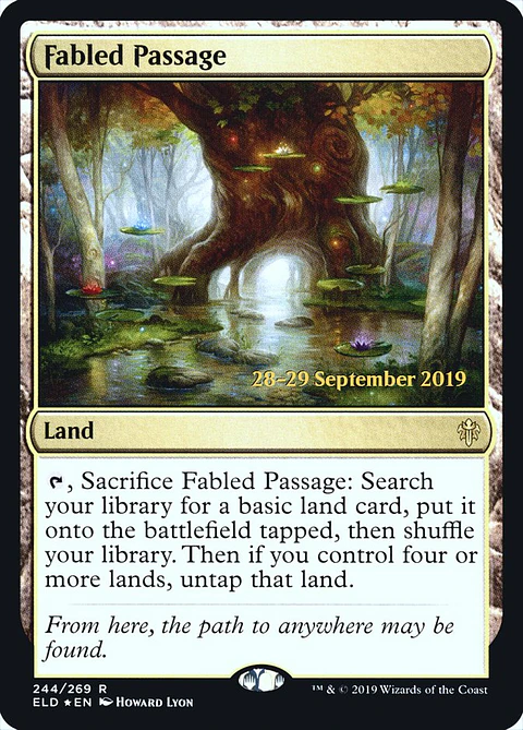 Fabled Passage (Launch foil) | Español | NM | PELD