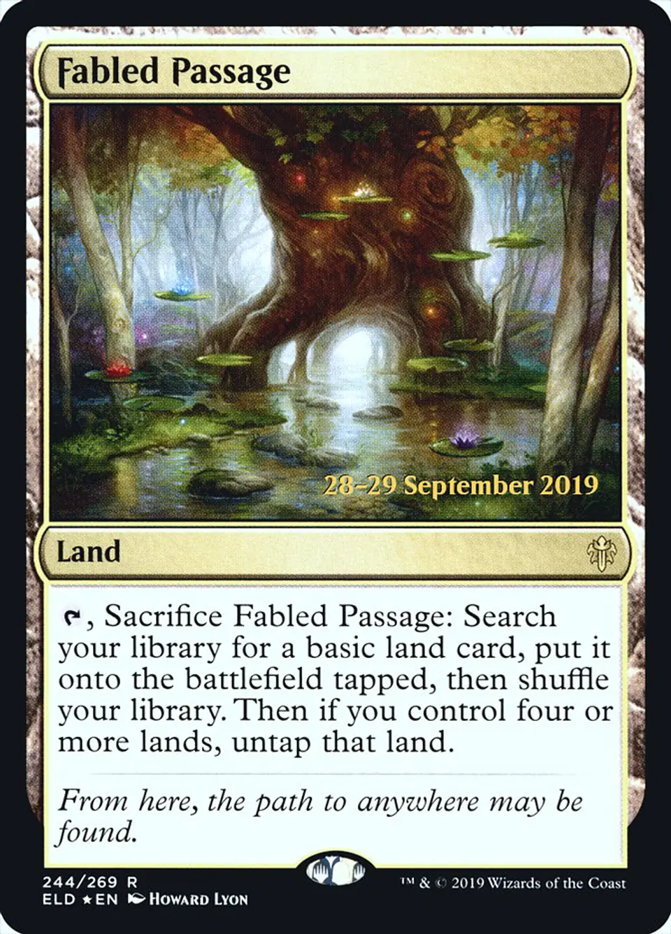 Fabled Passage (Launch foil) | Español | NM | PELD 1