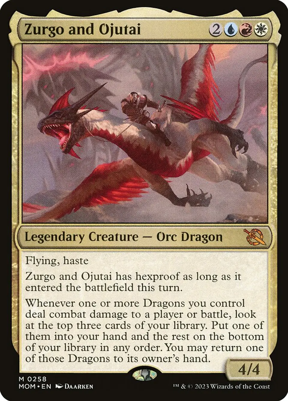 Zurgo and Ojutai | Español | NM | MOM 1