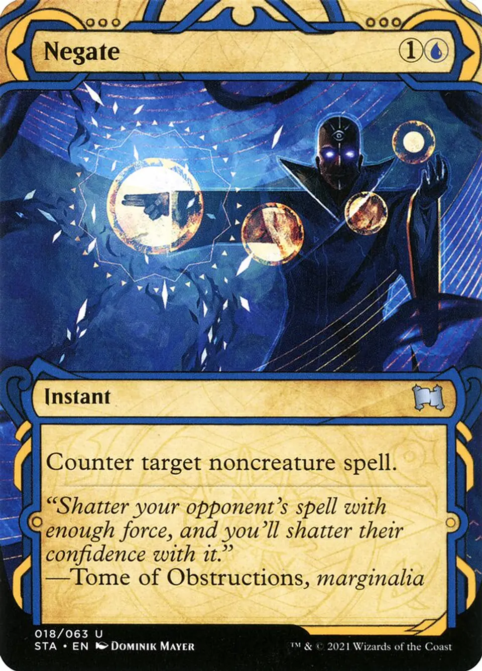 Negate (Showcase) | Español | NM | STA 1