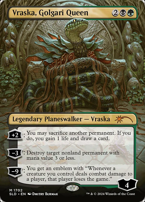 Vraska, Golgari Queen (Borderless foil) | Inglés | NM | SLD