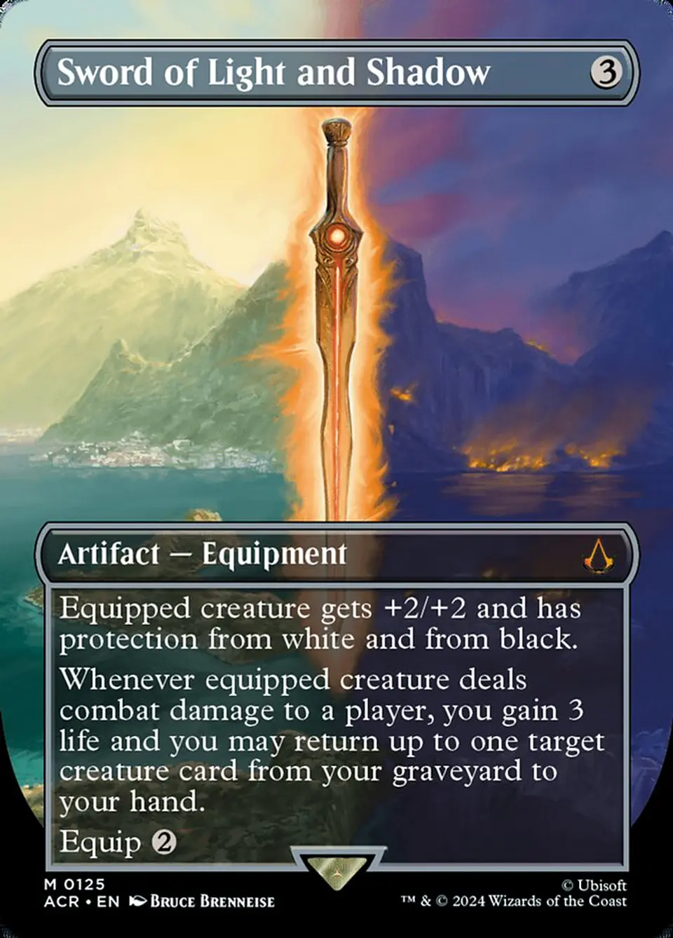 Sword of Light and Shadow (Borderless foil) | Inglés | NM | ACR 1