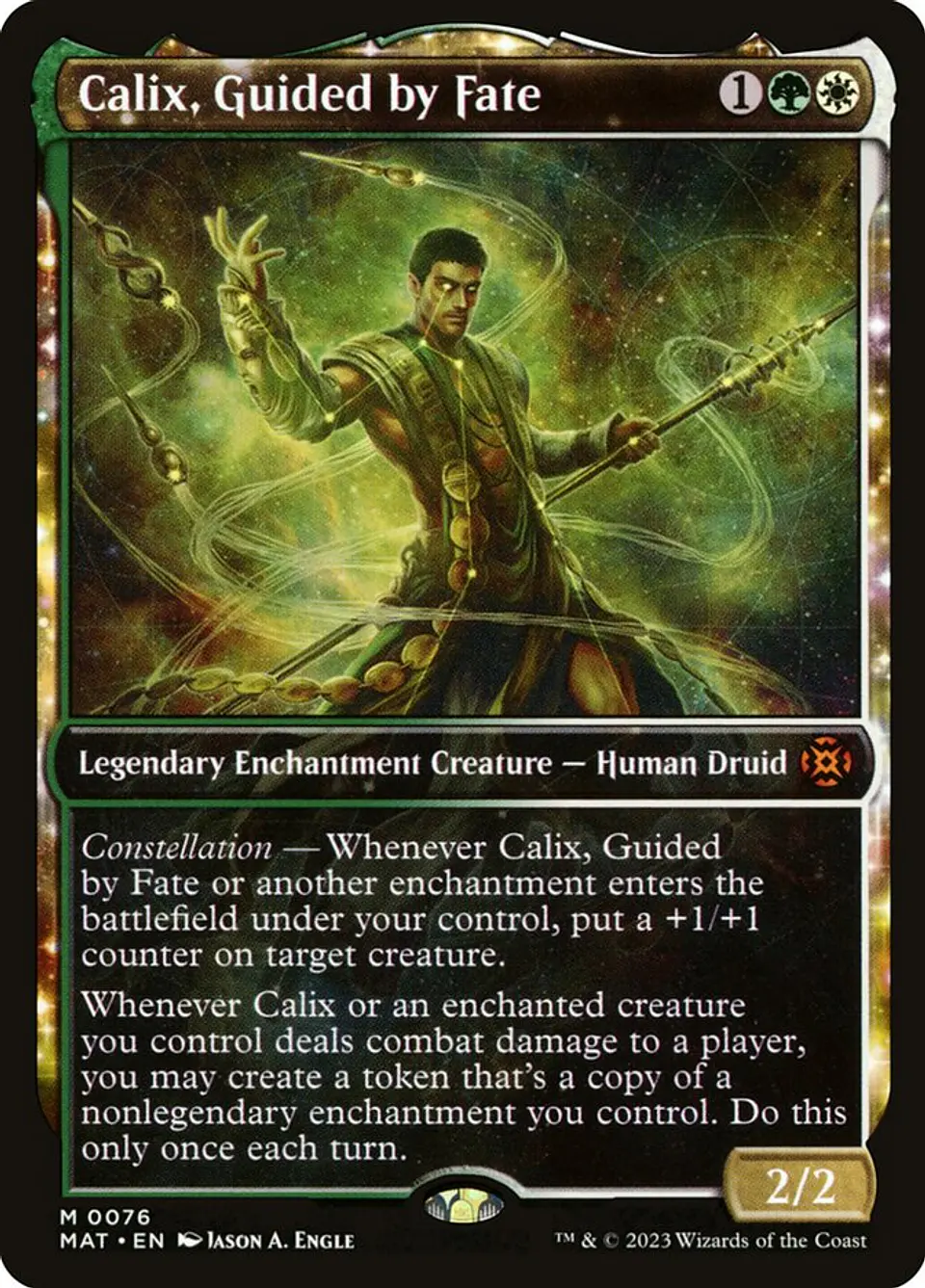 Calix, Guided by Fate (Showcase foil) | Inglés | NM | MAT 1