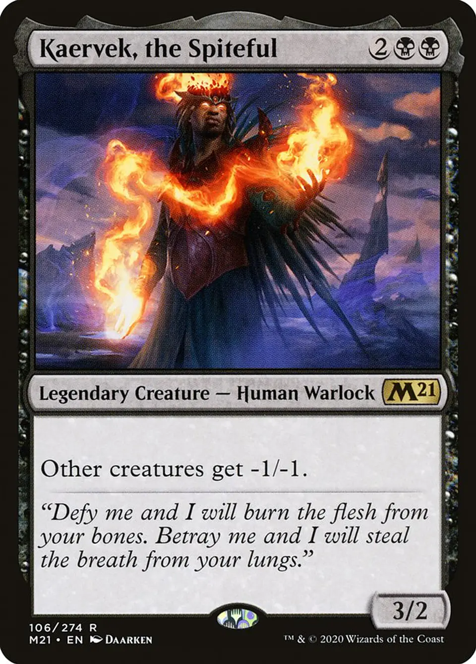 Kaervek, the Spiteful (foil) | Inglés | NM | M21 1