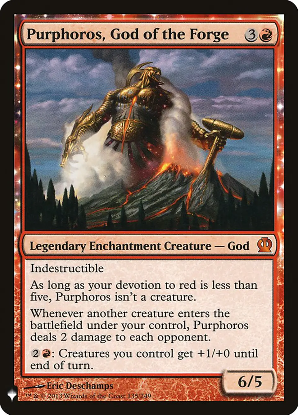 Purphoros, God of the Forge | Inglés | NM | PLST 1