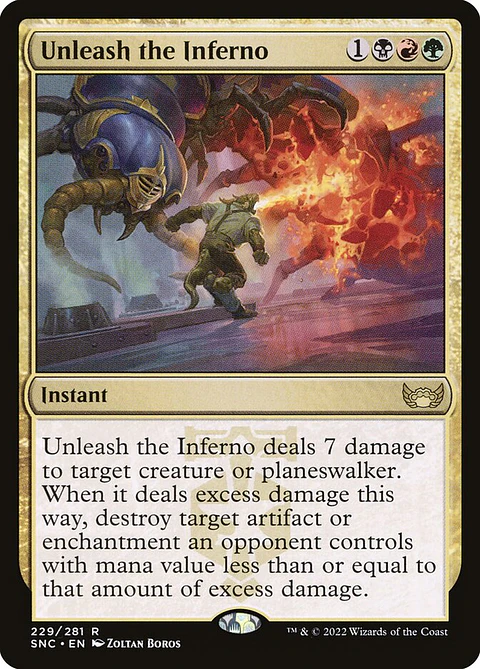 Unleash the Inferno (foil) | Español | NM | SNC