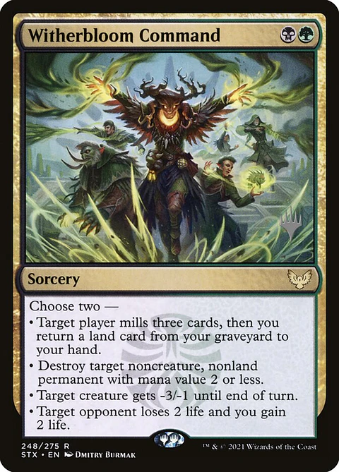 Witherbloom Command | Español | NM | PSTX