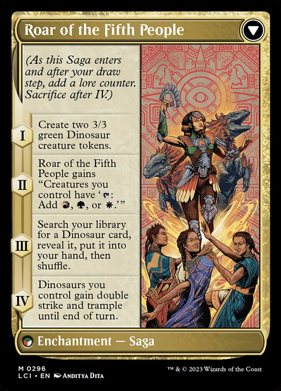 Huatli, Poet of Unity // Roar of the Fifth People (Showcase) | Español | NM | LCI 2