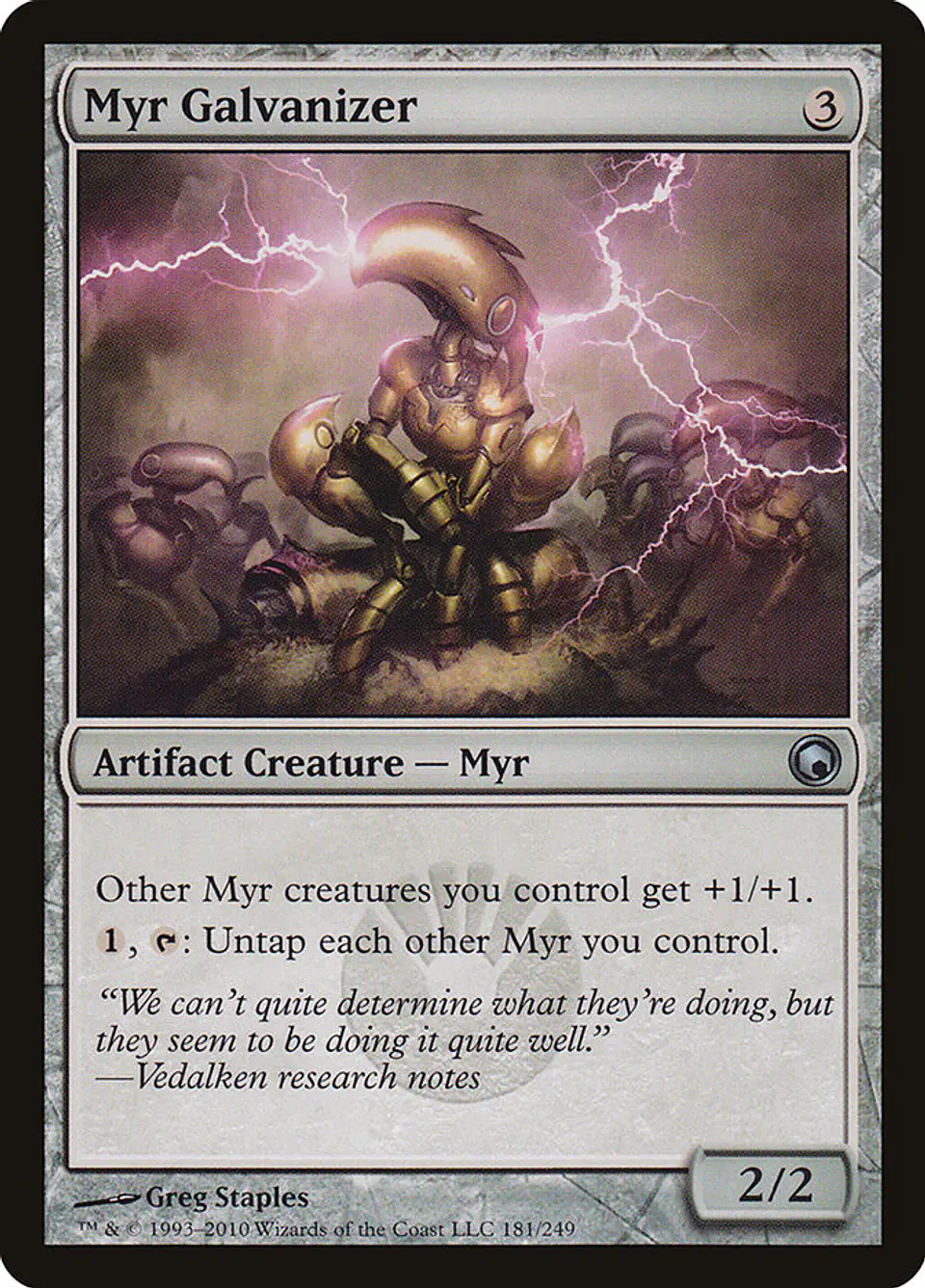 Myr Galvanizer | Español | NM | SOM 1