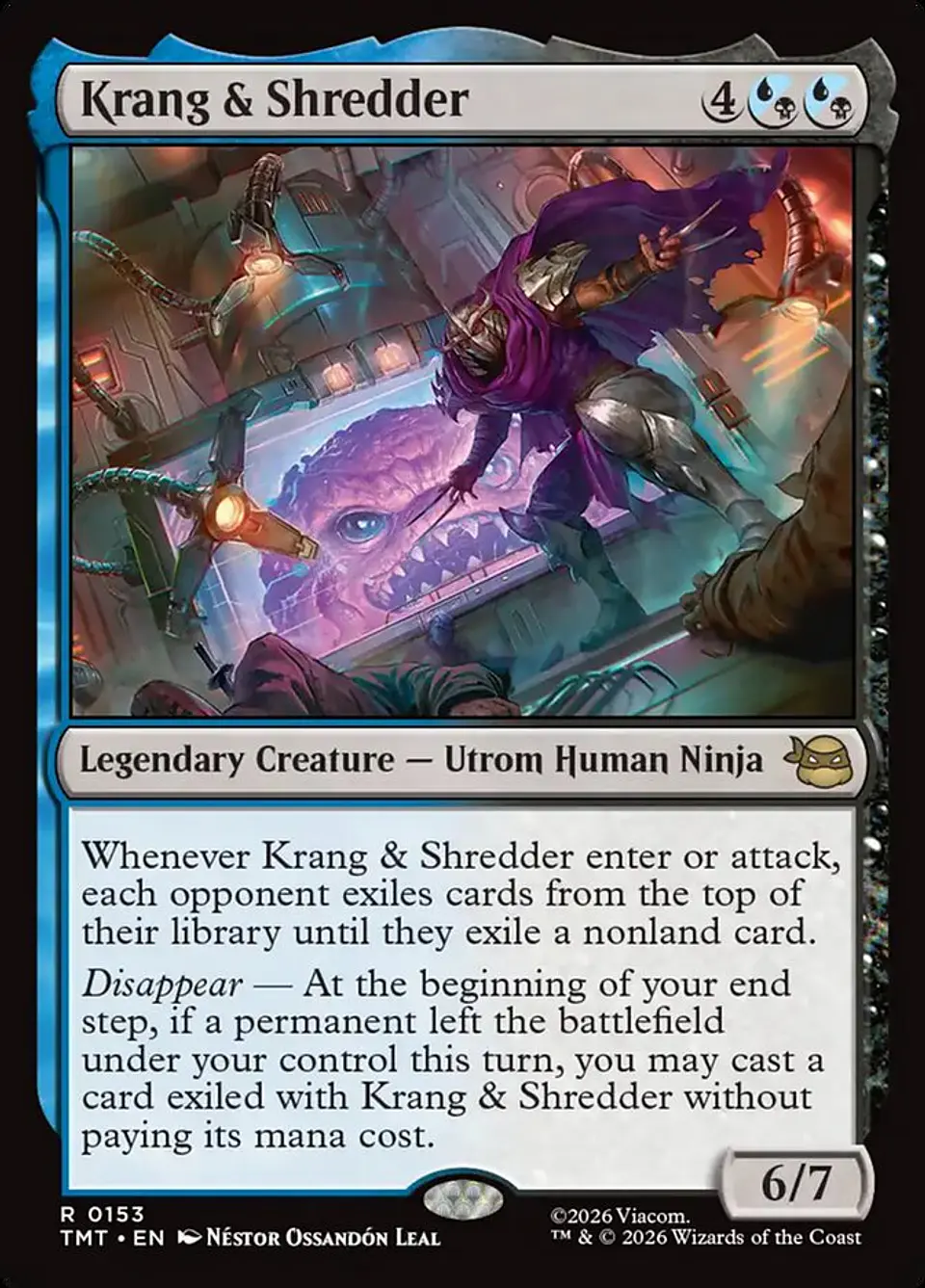 Krang & Shredder (foil) | Inglés | NM | TMT 1