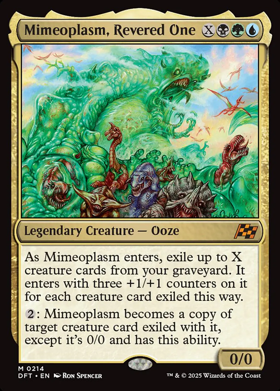 Mimeoplasm, Revered One | Español | NM | DFT 1