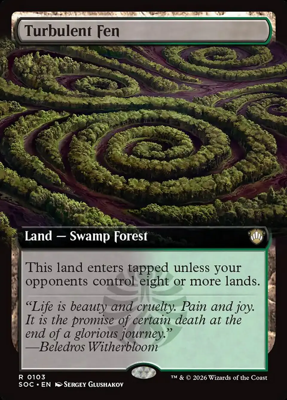 Turbulent Fen (Extended Art) | Inglés | NM | SOC 1
