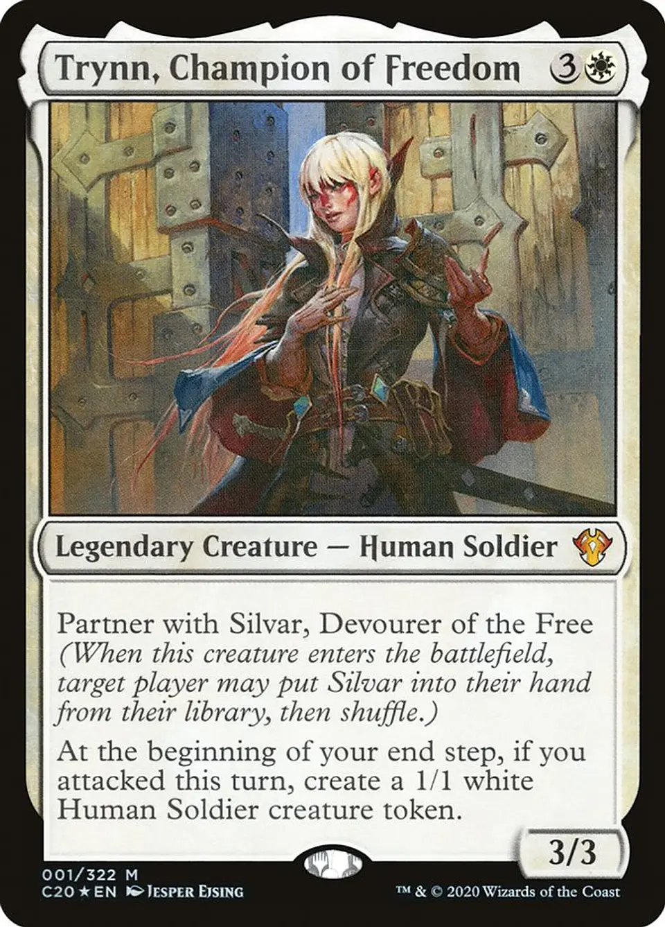Trynn, Champion of Freedom (foil) | Español | NM | C20 1