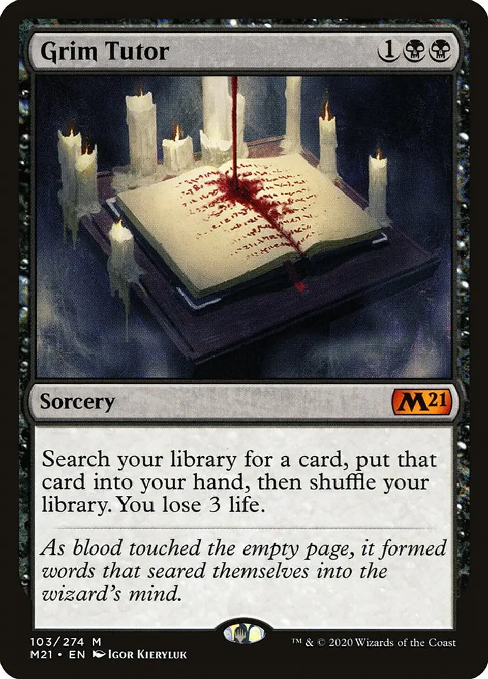 Grim Tutor | Español | NM | M21 1
