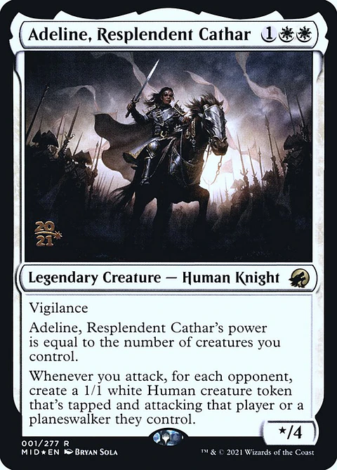 Adeline, Resplendent Cathar (Launch foil) | Español | NM | PMID