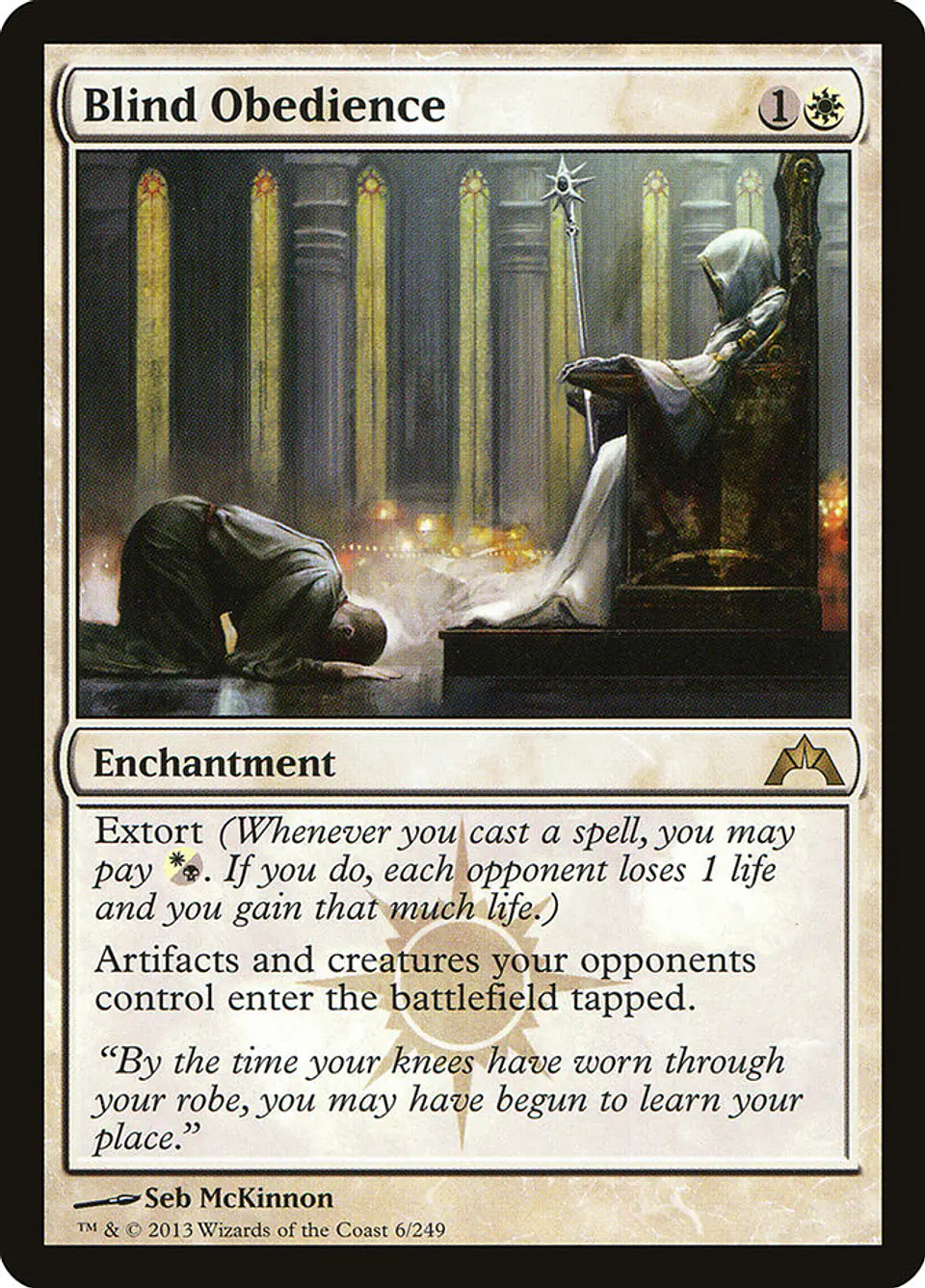 Blind Obedience | Español | NM | GTC 1