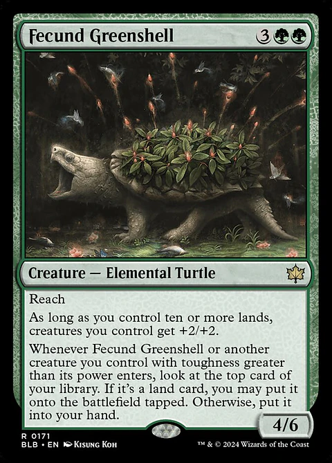 Fecund Greenshell | Español | NM | BLB