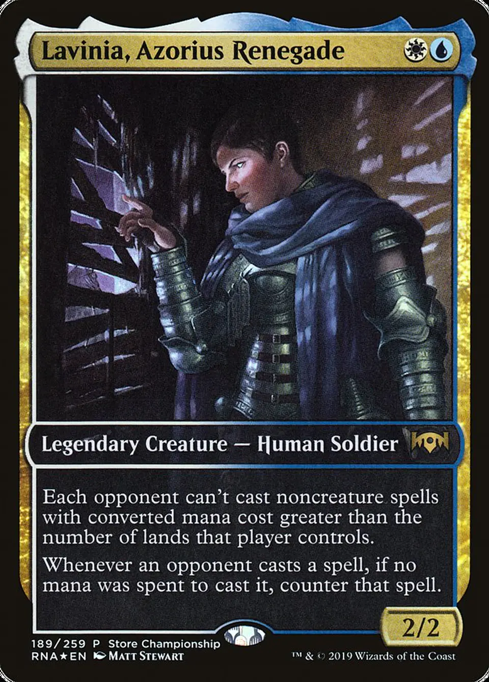 Lavinia, Azorius Renegade (foil) | Español | NM | PRNA 1
