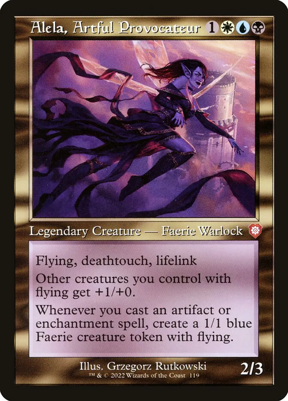 Alela, Artful Provocateur (Retro Frame) | Español | NM | BRC 1