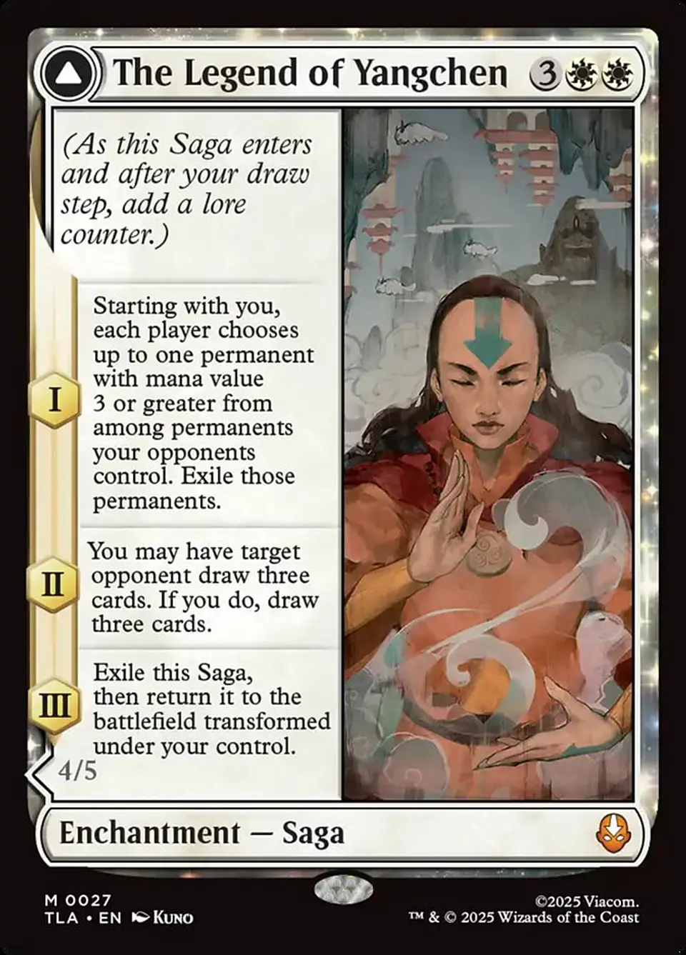 The Legend of Yangchen // Avatar Yangchen (foil) | Español | NM | TLA 1